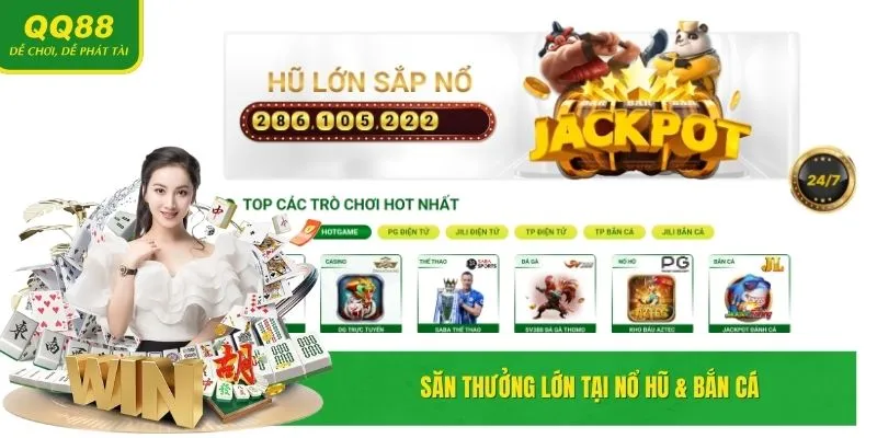 QQ88 - Link Truy Cập Nhà Cái QQ88.COM Không Chặn Mới Nhất 23 Săn thưởng hấp dẫn tại Nổ hũ & Bắn cá